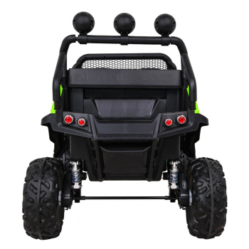 Mercedes Benz Unimog dla dzieci Zielony + Napęd 4x4 + Pilot + Bagażnik + Wolny Start + MP3 LED